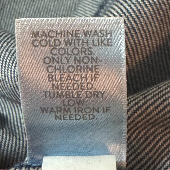 J. Jill 100% cotton, Sleeveless Denim Midi Dress, Size Small, Tie Back - Picture 12 of 12